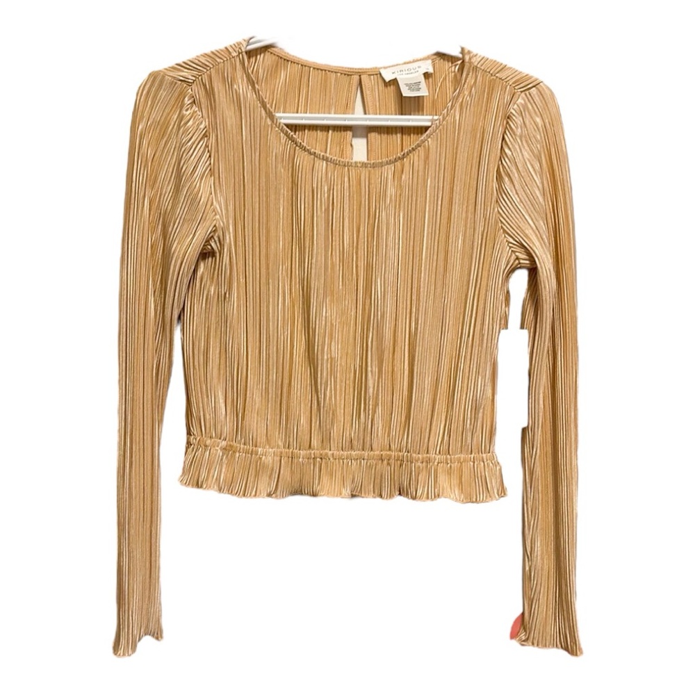 15. Kirious Los Angeles NWT Pleated Crinkle Dress Blouse